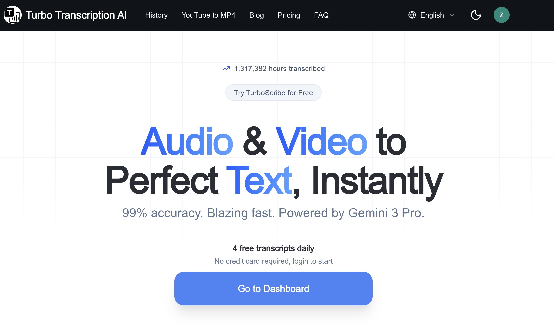 Turbo Transcription AI