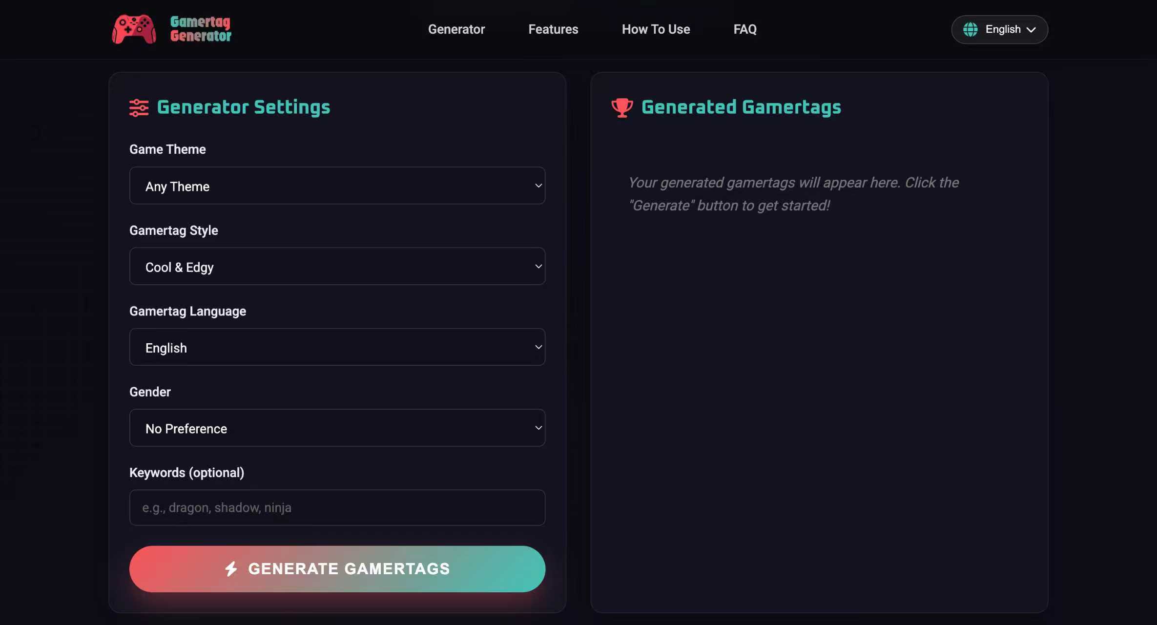 Gamertag Generator