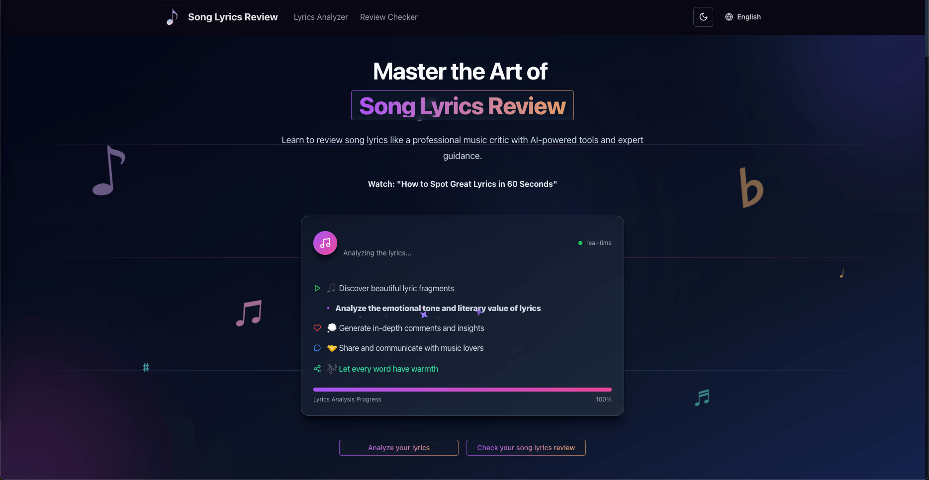 Song Lyrics Review