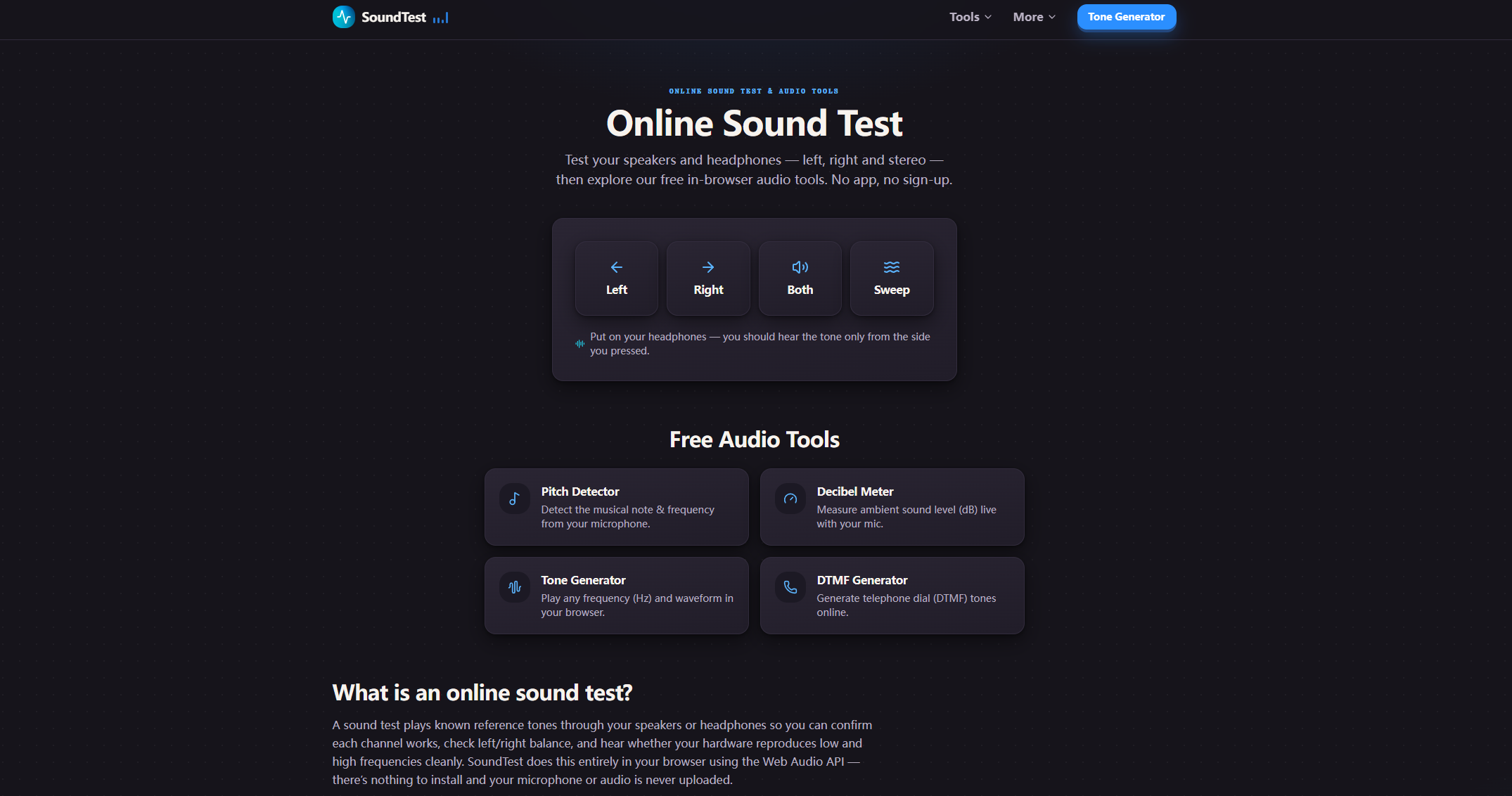 Sound Test